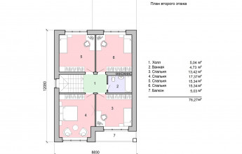 второй этаж план