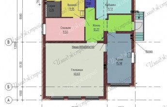 Тёмный дом с необычным дизайном Оригинальный дом с тёмным фасадом