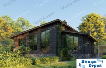 Тёмный дом с необычным дизайном Оригинальный дом с тёмным фасадом