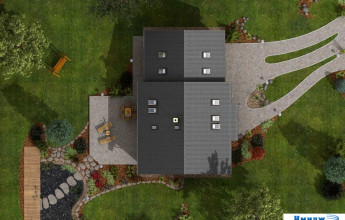 проект необычного коттеджа