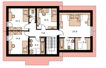 проект необычного коттеджа