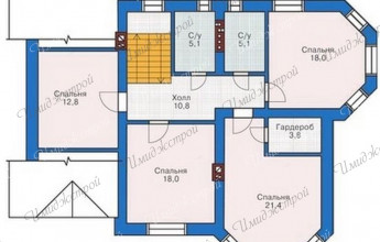 Проект коттеджа Шабанов 204 кв.м.