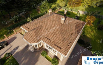 Одноэтажный удобный коттедж  Одноэтажный коттедж в шведском стиле