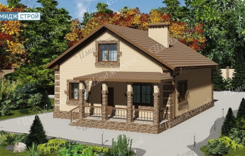 Булгаково в стиле "кантри" 140 кв.м.