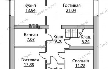 Булгаково в стиле "кантри" 140 кв.м.