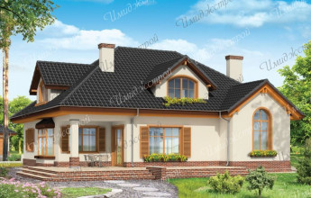 Двухэтажный особняк на 311 м2  Двухэтажный дом из кирпича