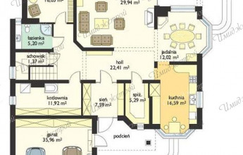 Двухэтажный особняк на 311 м2  Двухэтажный дом из кирпича
