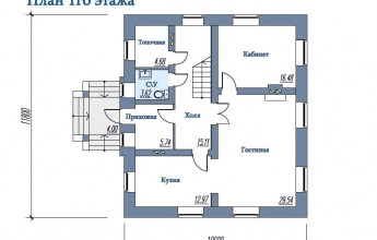 Дом с мансардой 181 кв.м.