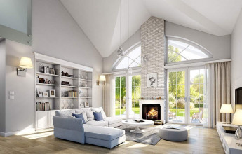 Одноэтажный коттедж с гаражом 227 кв.м