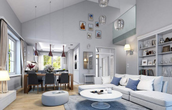 Одноэтажный коттедж с гаражом 227 кв.м