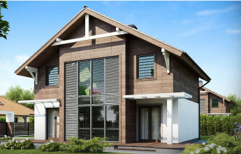 Необычный коттедж 122 кв.м.