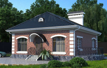 Проект небольшого коттеджа 10 10