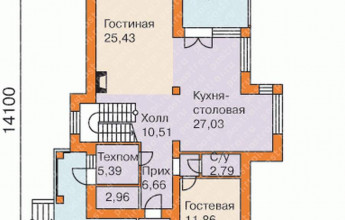 Проект коттеджа в стиле фахкверк 189 кв.м