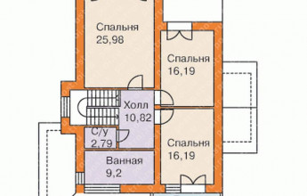 Проект коттеджа в стиле фахкверк 189 кв.м