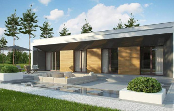 Дом с плоской кровлей 170 кв.м.