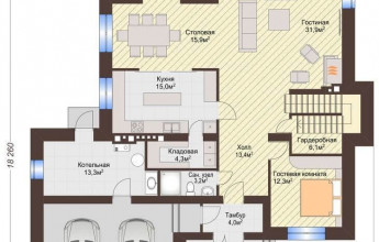 Красивый коттедж 271 кв.м.