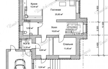 Светлый стильный дом