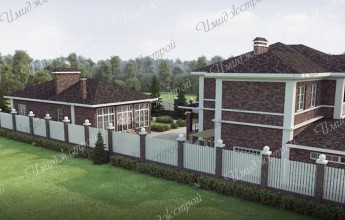 Проект коттеджа в Цветах Башкирии "Курмыш" 378 кв.м.