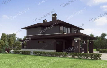 Проект в стиле Райта на продажу 300 кв.м.