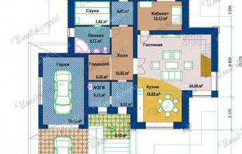 Проект в стиле Райта на продажу 300 кв.м.