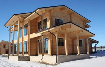 проект коттеджа из бруса