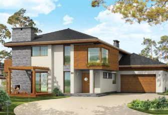 Строение с гаражом 426кв.м.