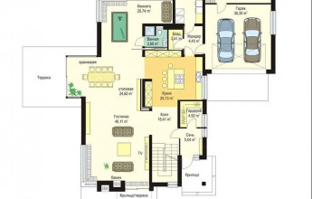 Строение с гаражом 426кв.м.