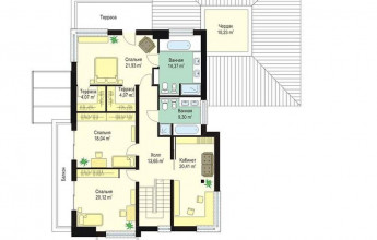 Строение с гаражом 426кв.м.