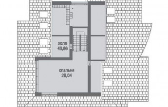 Оригинальный дом с косой кровлей  Особняк со скошенной крышей на 436 м2