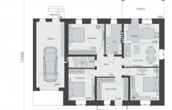 проект дома с гаражом