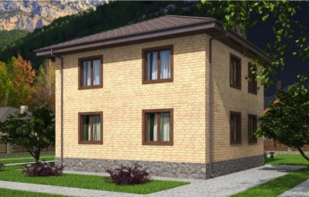 Небольшой двухэтажный дом все есть 122 кв.м