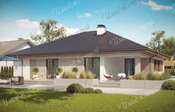 Проект дома с двойным гаражом 221 кв.м.