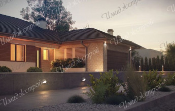 Проект дома с двойным гаражом 221 кв.м.