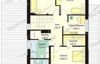 Светлый дом в стиле конструктивизма Дом в светлых тонах на 273 м2