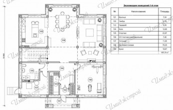 Простой дом из кирпича 320 кв.м.