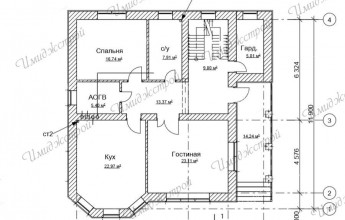 Дом в два этажа 219 кв.м.
