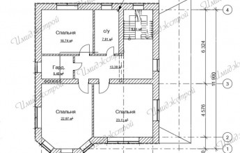 Дом в два этажа 219 кв.м.