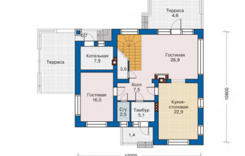 Навес для автомобиля рядом с домом 232 кв2