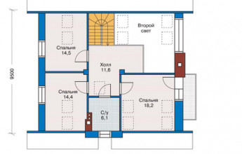 Мансардный коттедж на 193 кв.м.