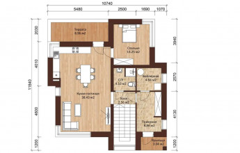 проект дома в стиле барн