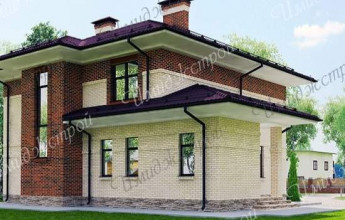 Классический дом в стиле Райта 212 кв.м.