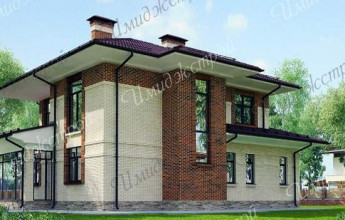 Классический дом в стиле Райта 212 кв.м.