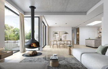 современный камин