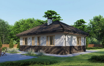 Маленький коттедж 83 кв.м.