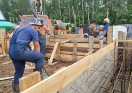 заливка бетона