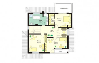 Коттедж в 208 кв.м.