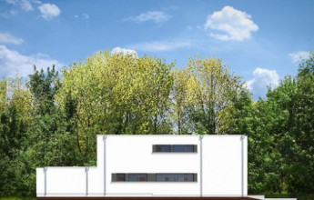 Современное решение с плоской кровлей 374 кв.м.