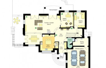 Максимальная площадь застройки 345 кв.м.