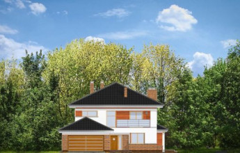 Дом в архитектурном стиле Райта  250 кв.м.