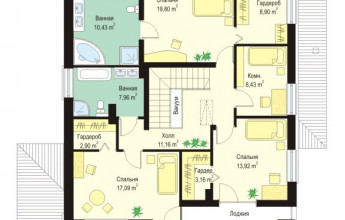 Дом в архитектурном стиле Райта  250 кв.м.